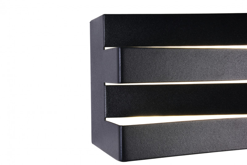 Бра 9*21*11 см, 12W, 4000К черный Vele Luce Rialto VL8122W11