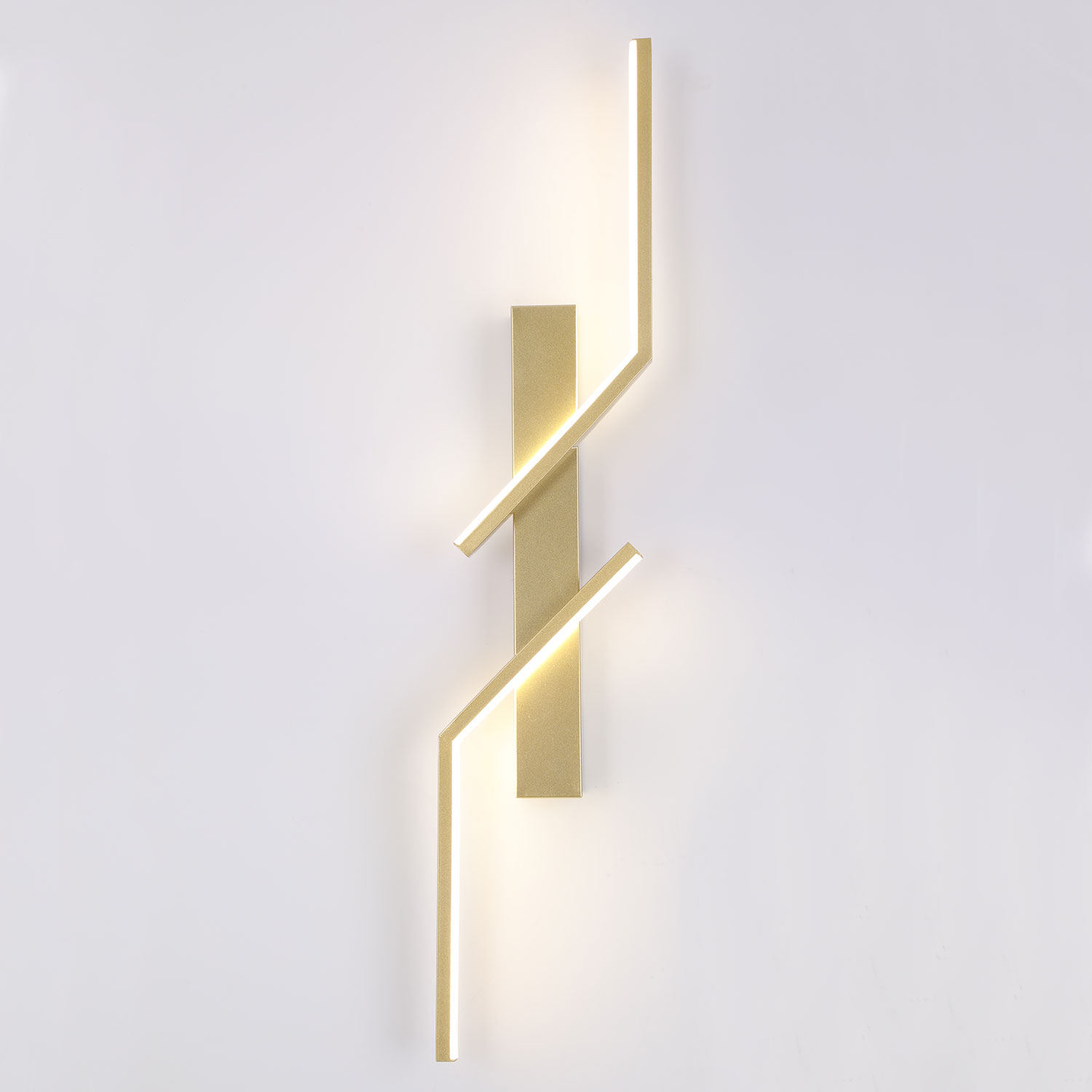 Бра 15*60 см, 2*LED*4W 4000K матовое золото Lussole Alachua LSP-7146