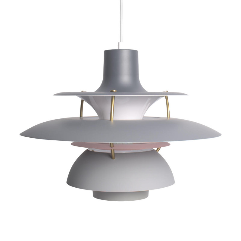 Светильник *40 см, 1*E27*40W, Loft It 10113 Grey Floret, Серый