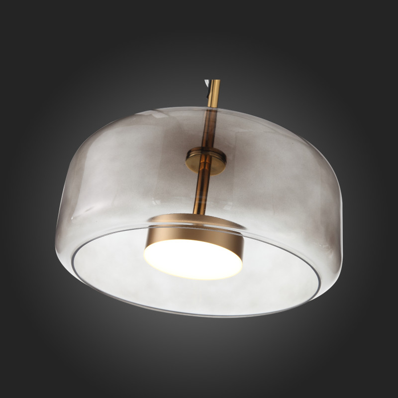 Светильник подвесной 33 см, 9W 3000K ST LUCE PALOCHINO SL1053.243.01 Золотистый