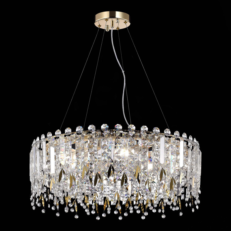 Люстра подвесная 59 см, 360W, ST LUCE DESIO SL1655.203.08 Золотистый