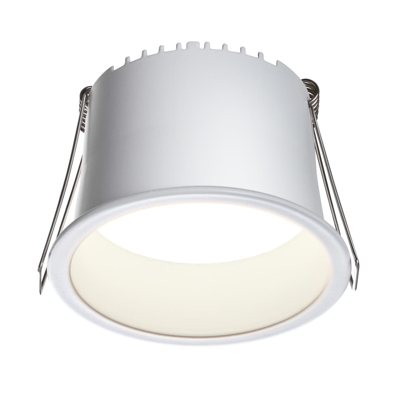 Светильник встраиваемый светодиодный 8,6*8,6* см, LED 9W*3000 К, Novotech Spot Tran, белый, 359234