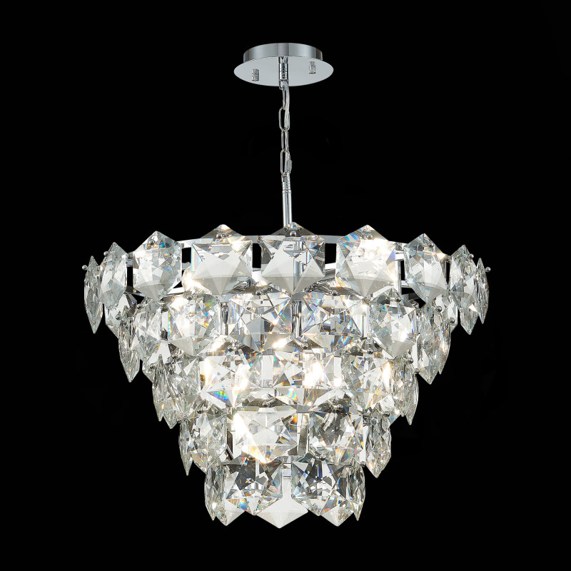 Люстра подвесная 58 см, 360W, ST LUCE VITERBO SL1631.103.09 Хром