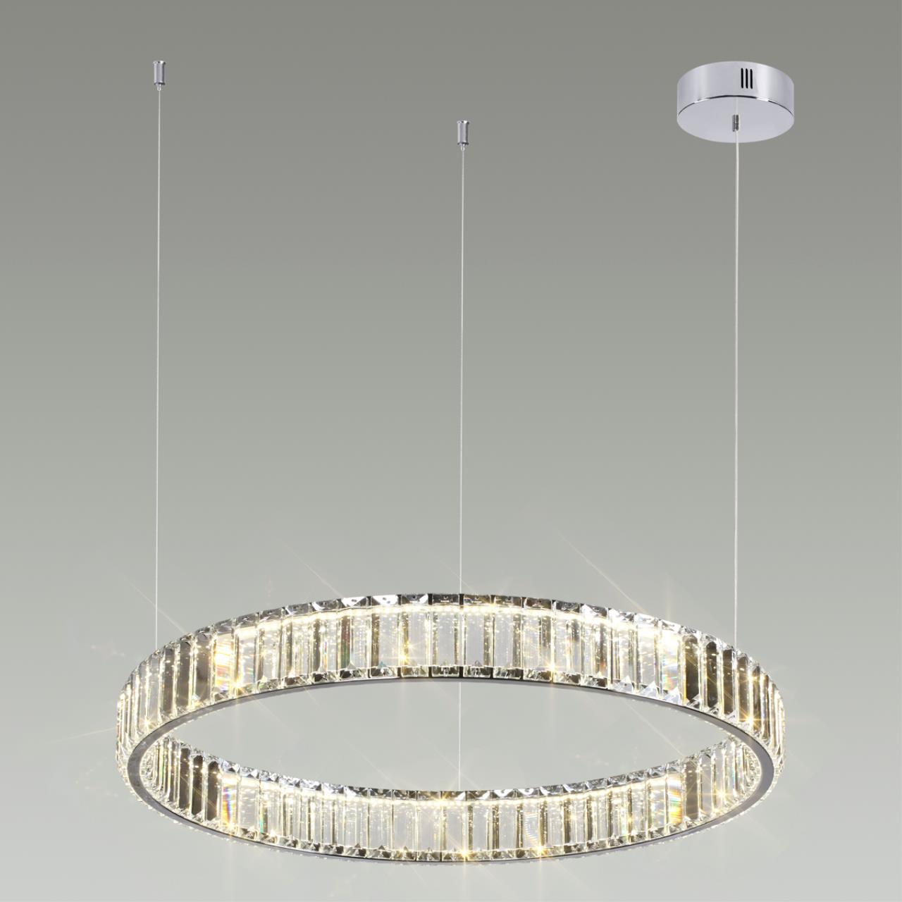 Светильник 60 см, 36W, 4000K, Odeon Light L-vision 4930/36L, хром