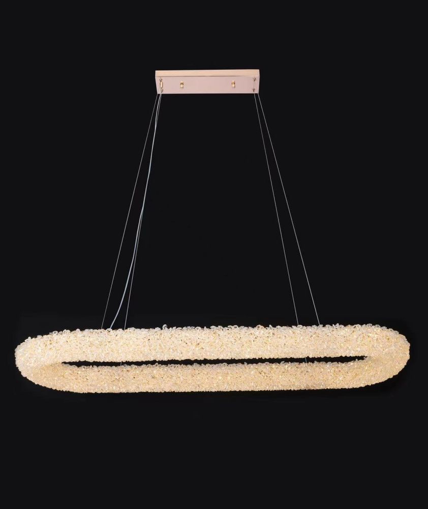 Люстра NE145-1200, L1200*380 LED, 182W, 3000/4000/6000K, Alva Donna, Золото