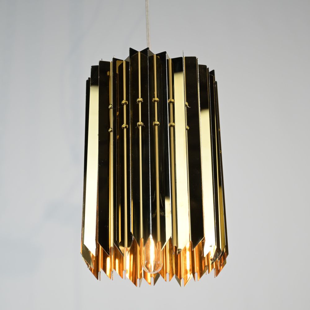 Подвесной светильник Tom Kirk Facet Pendant Gold 21*21*21 см, 1*E27*60W, ImperiumLoft 40.1457, Золотистый