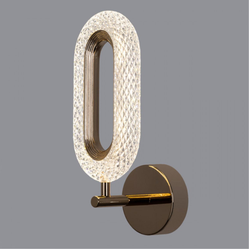 Светильник 31 см, 8W, 4000K, Arte Lamp OVALE A2489AP-1GO, золото