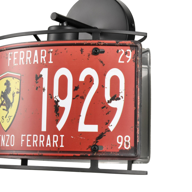 Бра 19*28*28 см, 1*E27 черный Vele Luce Boom VL6372W11