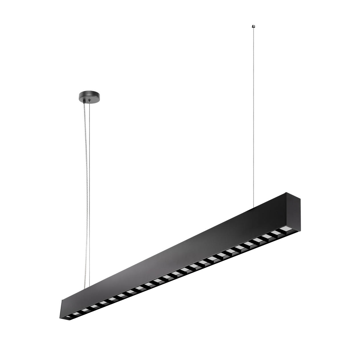 Подвесной светильник 118,5*3*6 см, 1*LED*40W 4000K LOFT IT Vim 10318/D Black черный