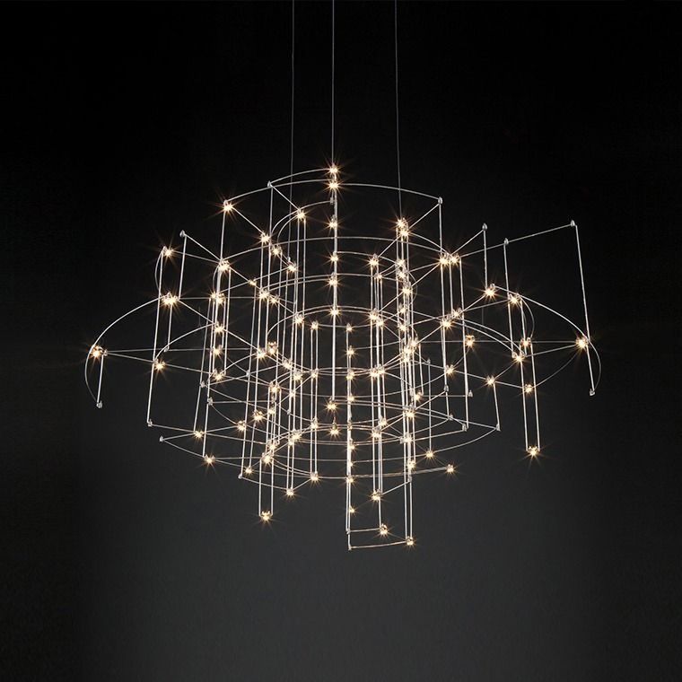 Подвесная люстра CHILL B D60 60*60*45 см, *LED*60W, ImperiumLoft CHILL-B01, Хром