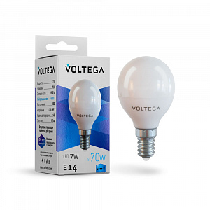 7055 Лампа светодиодная  Voltega Simple 7W 650Lm 4000K E14