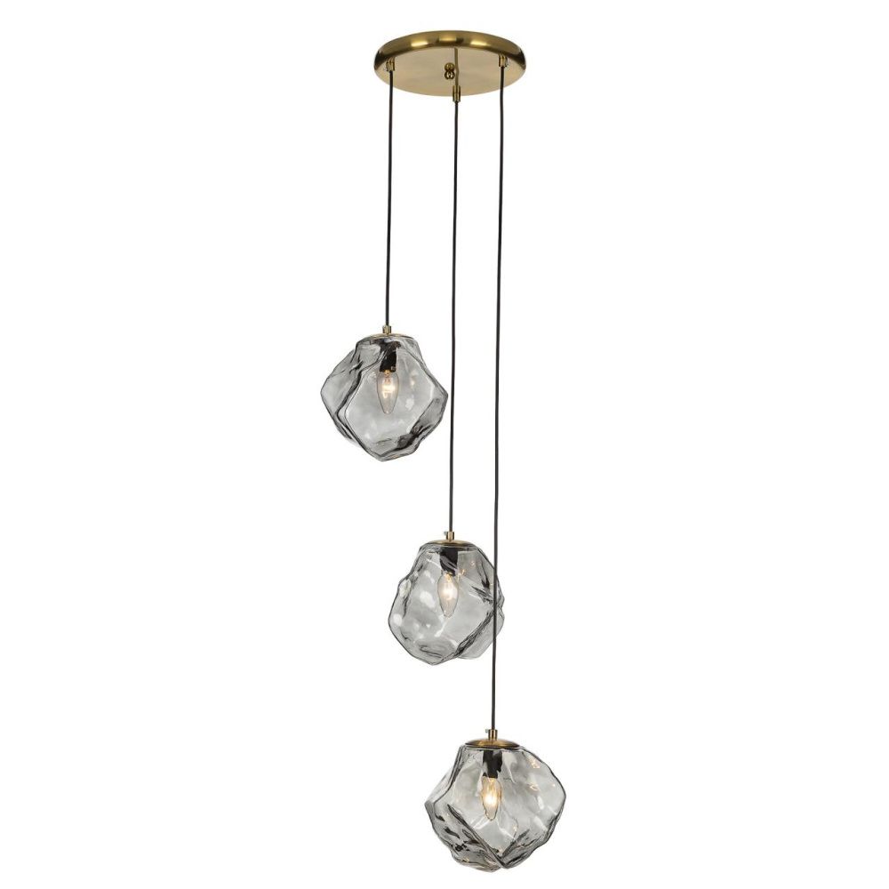 Подвесной светильник *38*70-150 см, 3*Е14*40W, Citilux Rocka CL247083, Бронза
