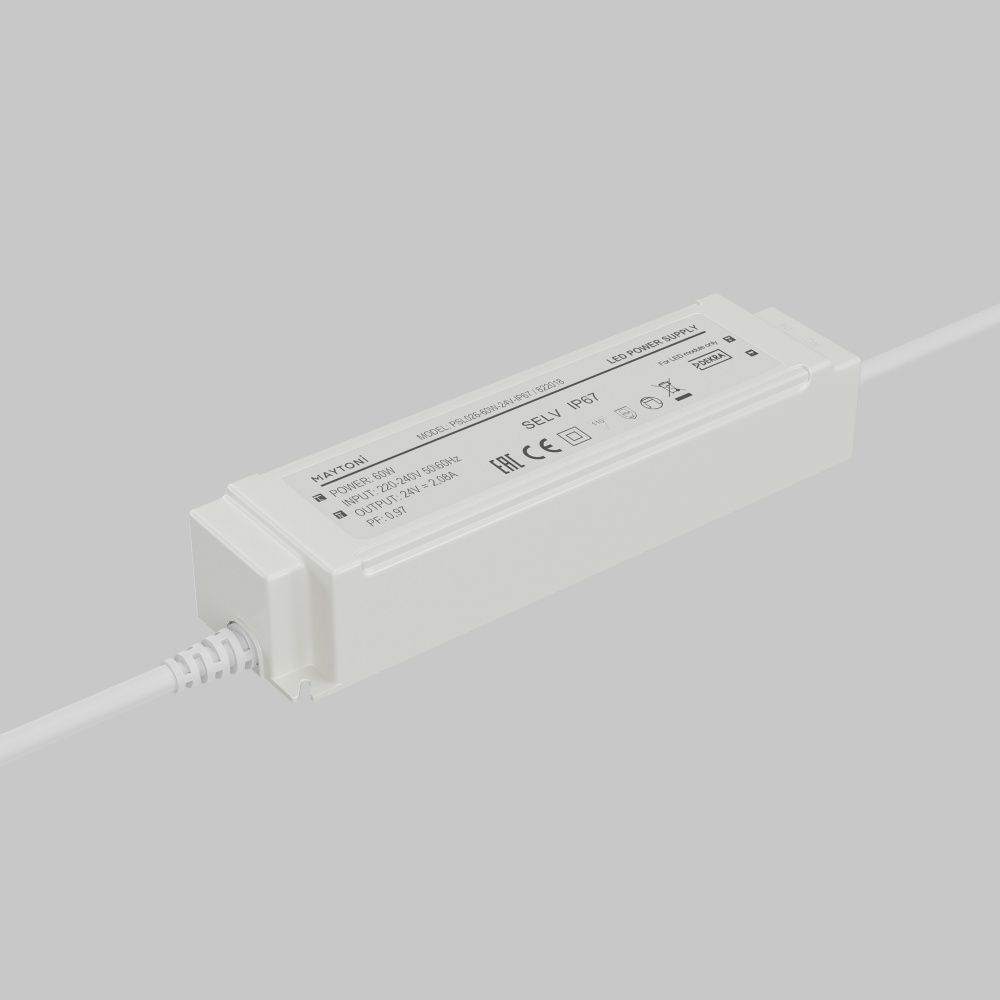 Источник напряжения PSL026 24V 60W IP67 822018 Maytoni Led Strip