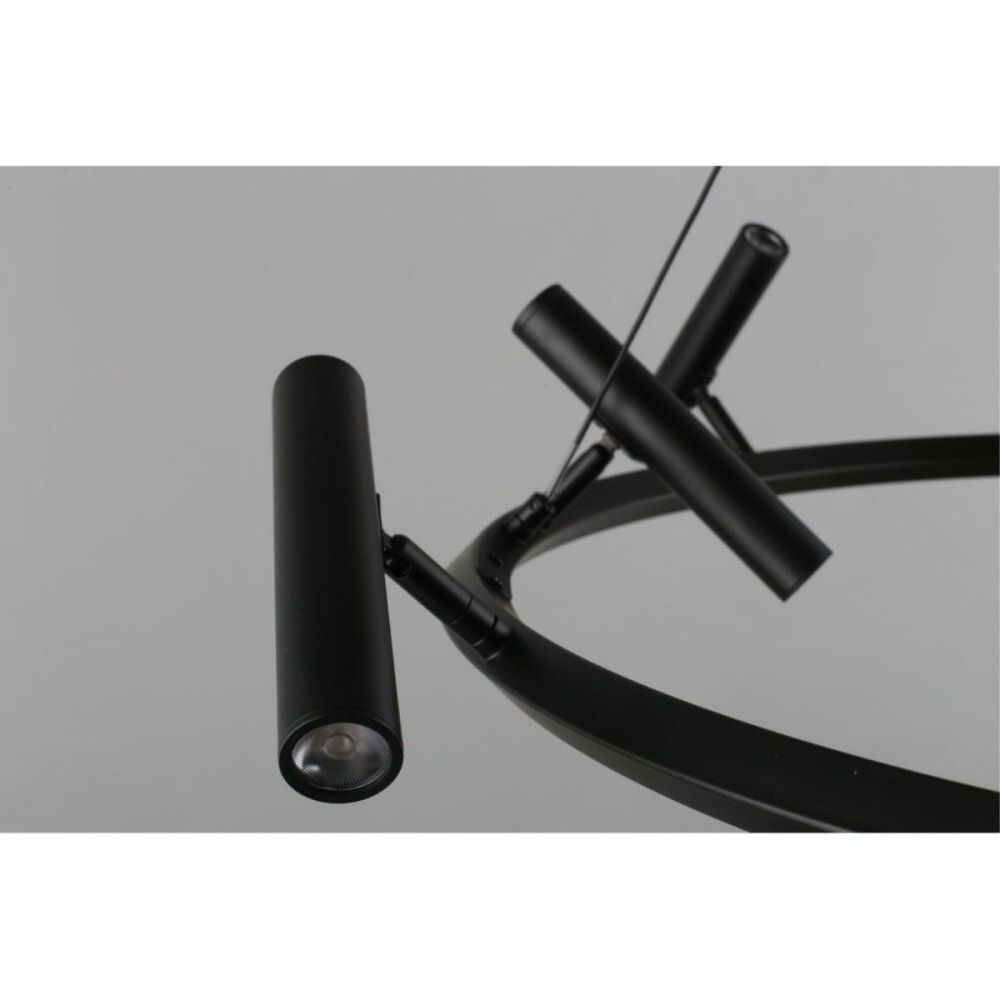 Подвесная люстра 100 см, 50W, 4000K, Aployt Honor APL.067.03.50, черный