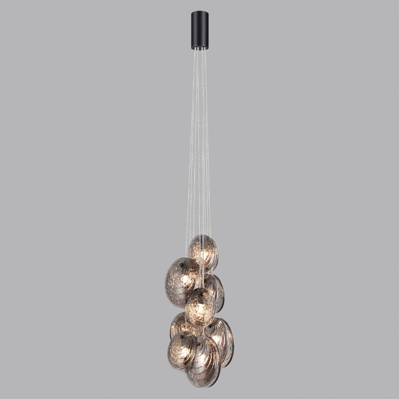 Люстра 30*30*155 см, 8 G9*40W, Odeon Light Mussels, черный 5038/8