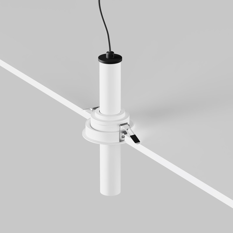 Встраиваемый светильник 3*3*21,6 см, LED, 7W, 4000К, Maytoni Technical Focus T C140RS-L200-7W4K-W белый