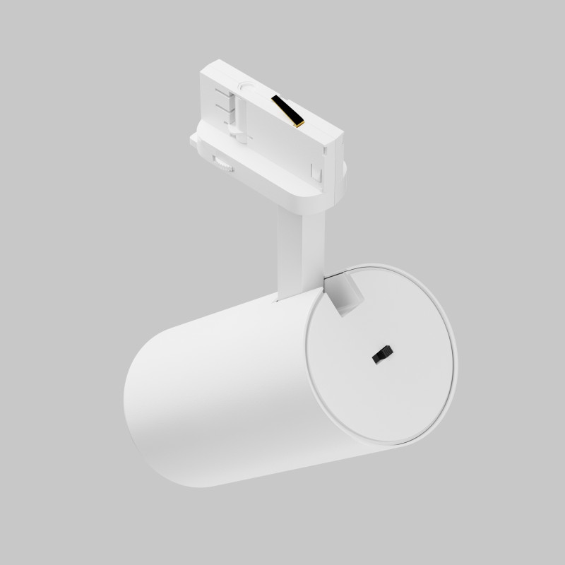 Трековый трехфазный светильник 8 см, 30W, 2700-5000K, Maytoni Focus Led TR197-3-30WCCT-M-W, белый