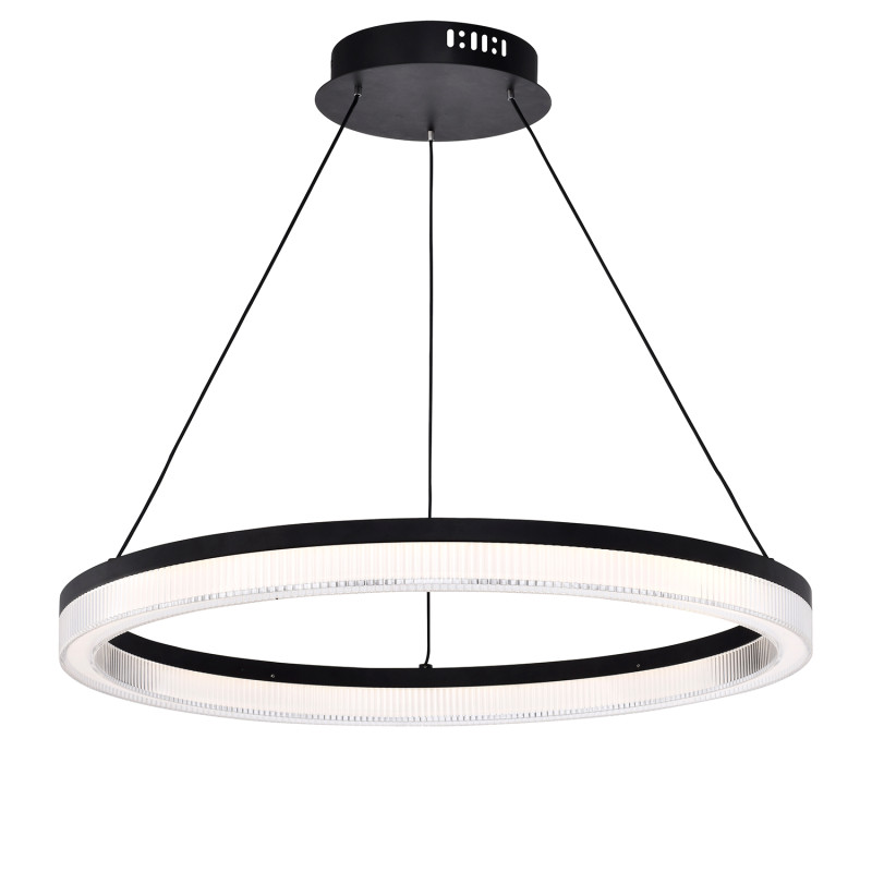 Подвесной светильник 60*150 см, LED, 30W, 4000К, Favourite Cirkler 4399-6P черный