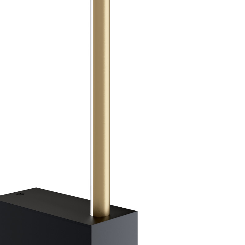 Бра Maytoni Technical Pars C071WL-L12GB3K, 12W LED, 3000K, черный-золото