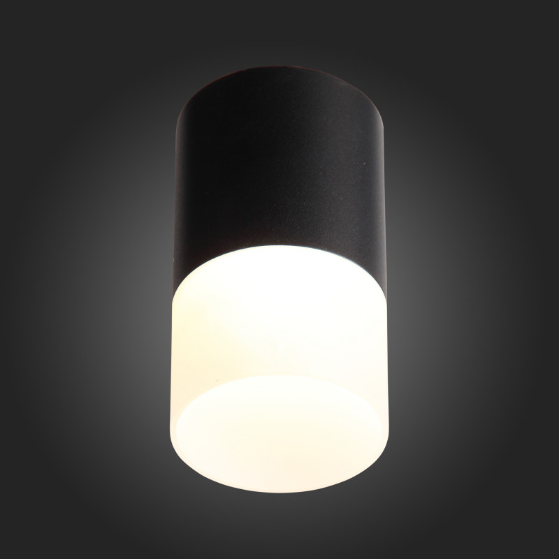 Накладной светильник 7,8*13,5 см, LED, 10W, 3000K ST-Luce Ottu ST100.402.10, черный