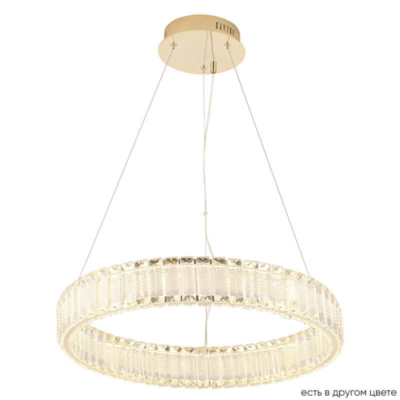 Светильник 50 см, 50W, 3000K, Crystal Lux MUSIKA SP50W LED GOLD, золото