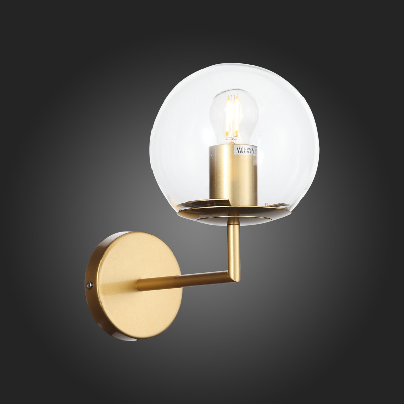 Светильник настенный 15 см, 40W, ST LUCE LIORA SL1150.201.01 Матовое золото