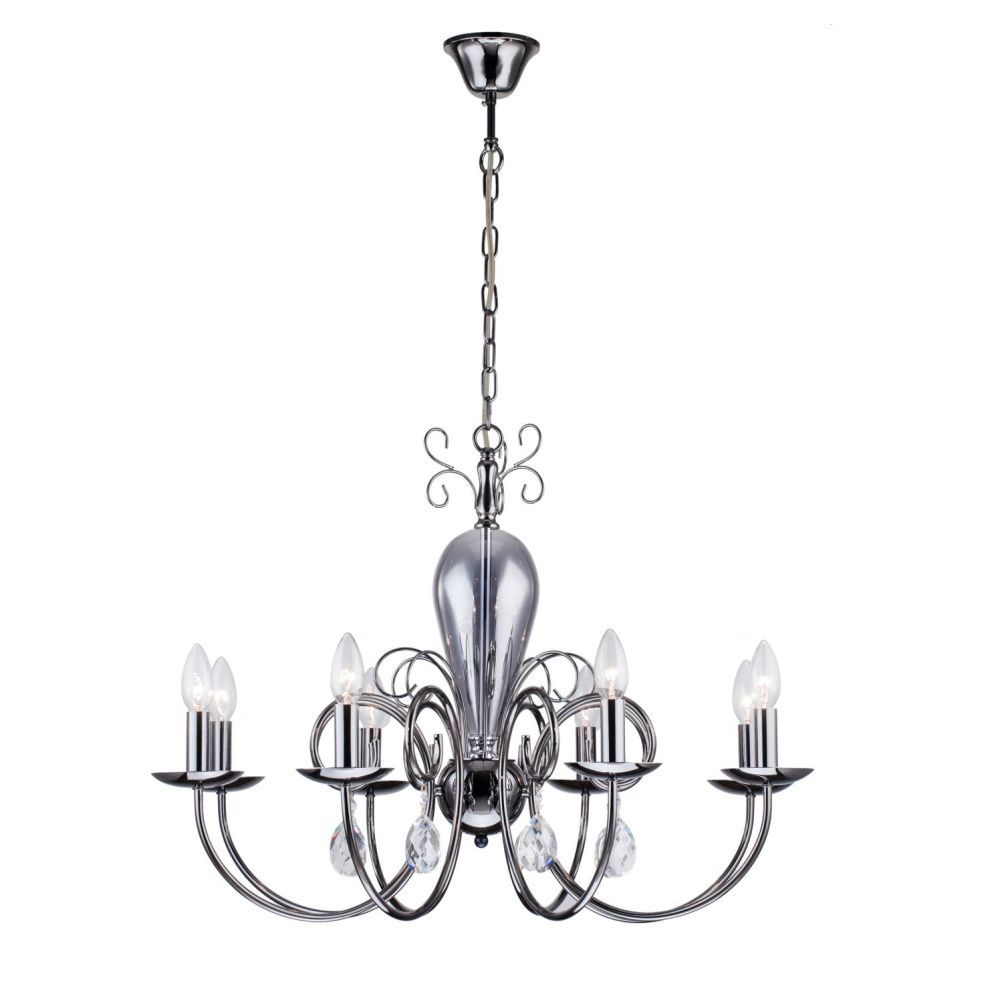 Люстра *78*56 см, 8*E14*40W, Arti Lampadari Lazzaro Lazzaro E 1.1.8 NB, Графит