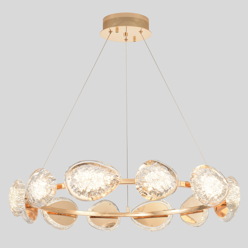 Светильник 78 см, Crystal Lux FELICIDAD SP96W LED, золото