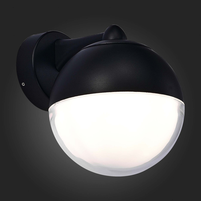Светильник уличный настенный 18 см, 40W, ST LUCE OMBRA SL9000.401.01 Черный