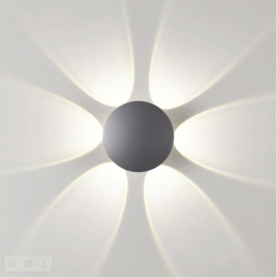 Уличный LED настенный светильник Novotech Calle 358463, 6W LED, 4000K, темно-серый