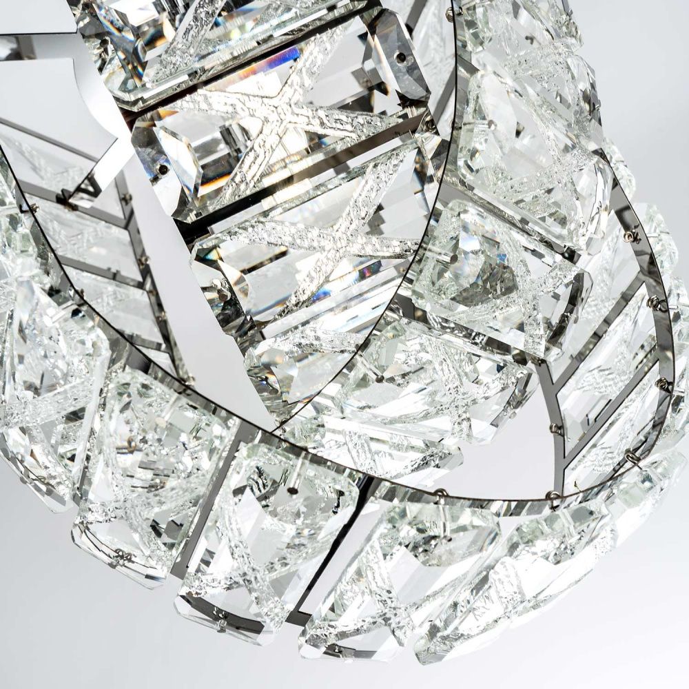 Подвесная люстра 20x20x50см, G9, 2xG9Вт, , Modelux ML.755.2 CR Хром