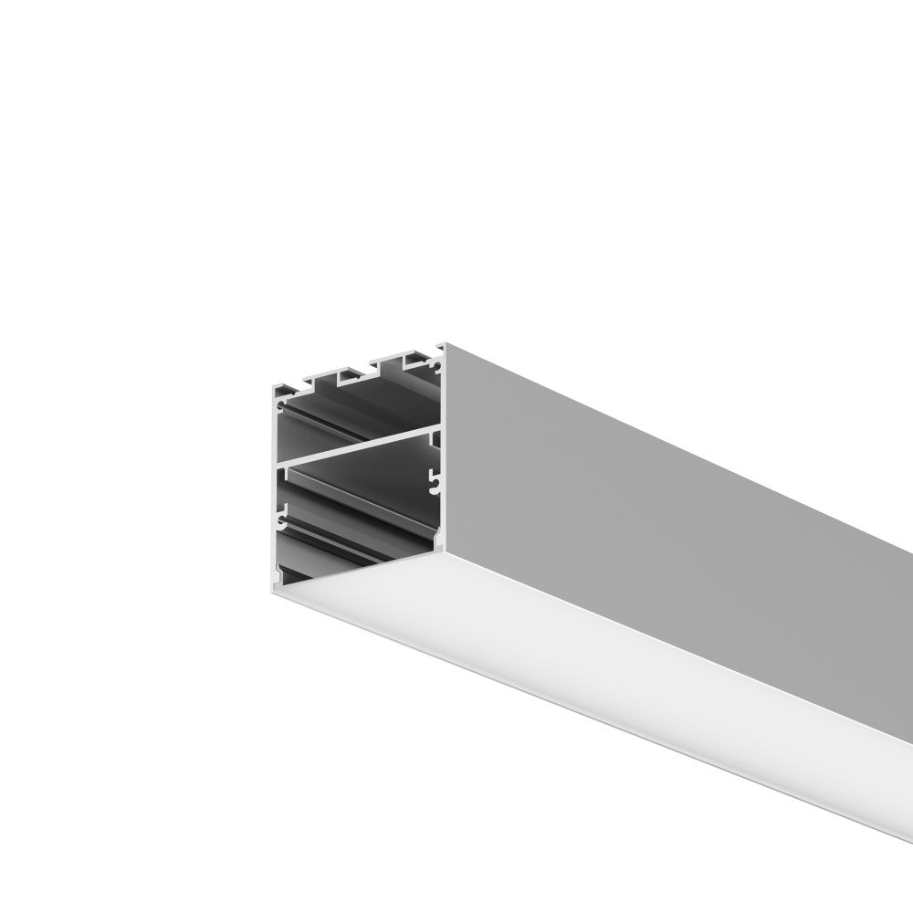 Алюминиевый профиль накладной-подвесной 50x50 (Серебро, 3 м), ALM-5050T-S-3M 633007, 300*5*5 см, Maytoni  633007, Серебро