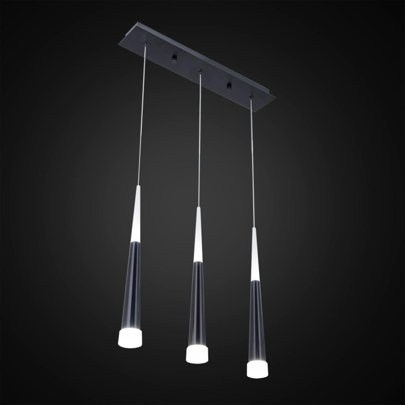 Светильник подвесной 55*9*160 см LED*21 W, 3000 К Citilux Вегас Черный CL227031