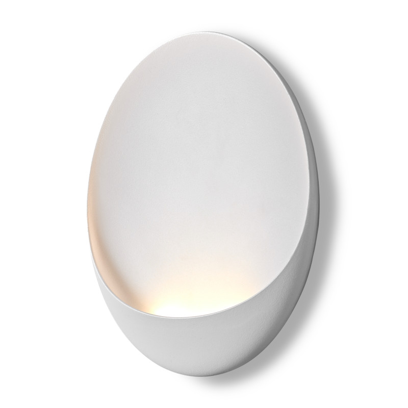 Бра 20*20*6,8 см, LED, 5W, 3000К, Freya Clam FR6188WL-L5W белый