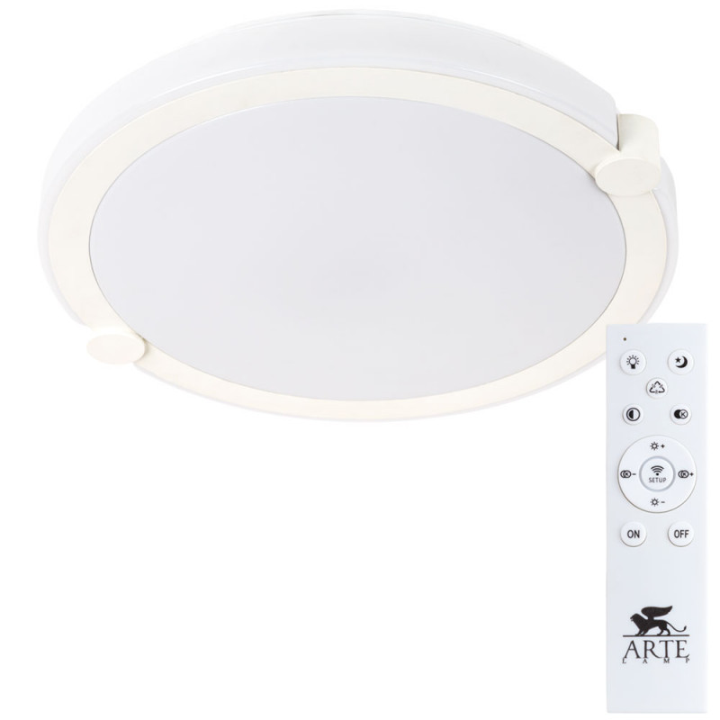 Светильник 51 см, 72W, 2700-7000K Arte Lamp Biscotti A2679PL-72WH, белый