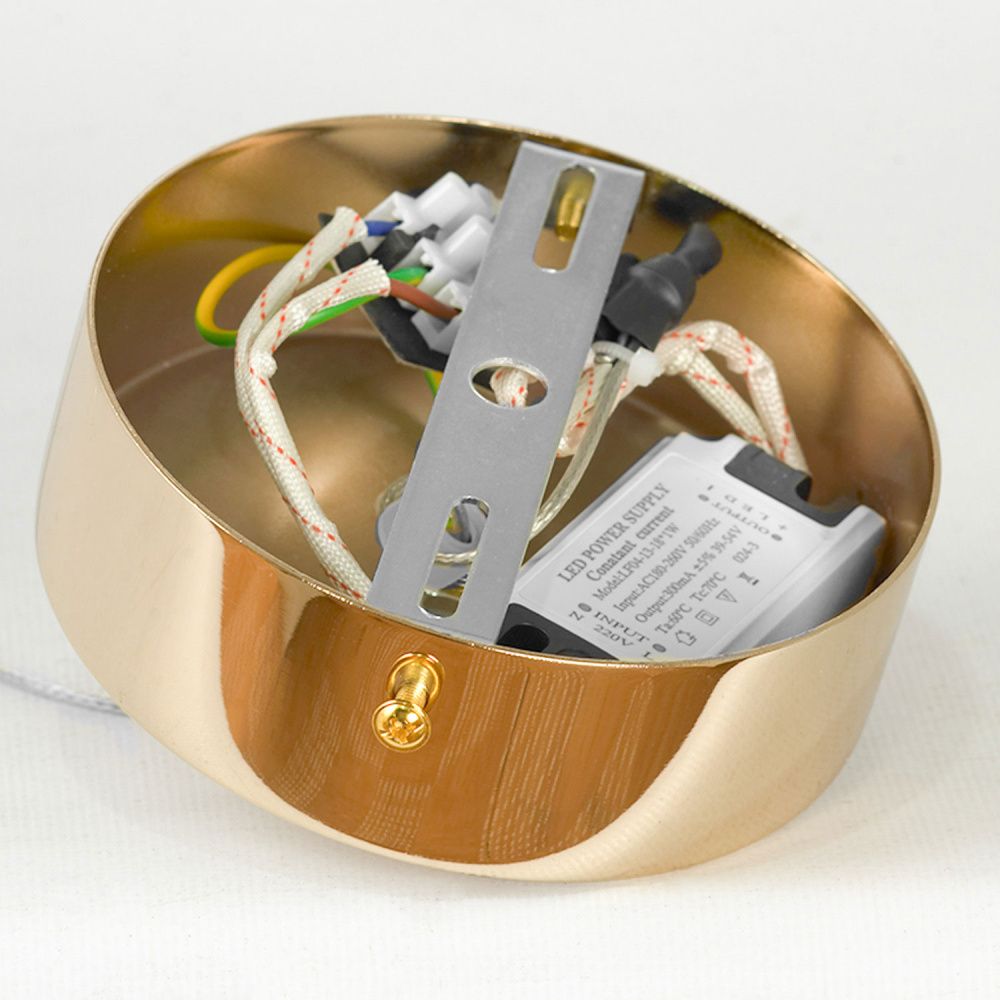 Подвесной светильник *15*45-150 см, 1*led*16W, 4000K, Lussole Knox LSP-7413, блестящее золото