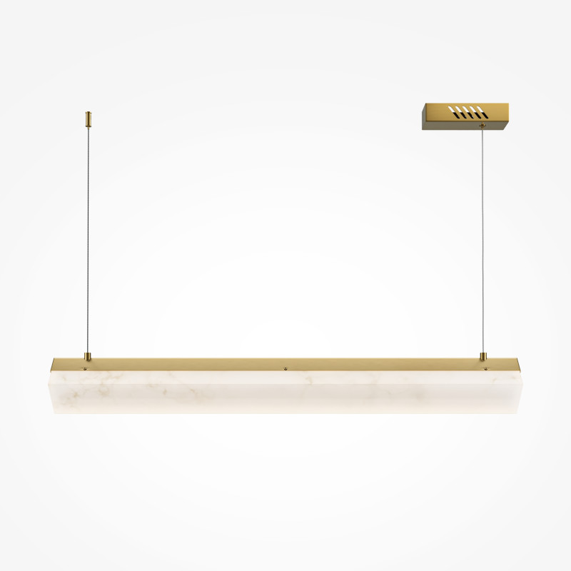 Подвесной светильник 100*8,5*316,2 см, LED, 35W, 3000К, Maytoni Petra MOD250PL-L36BS3K латунный