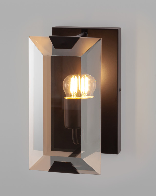 Настенный светильник 14*26 см, E27 60 W, Moderli Rizar V10472-1W Черный