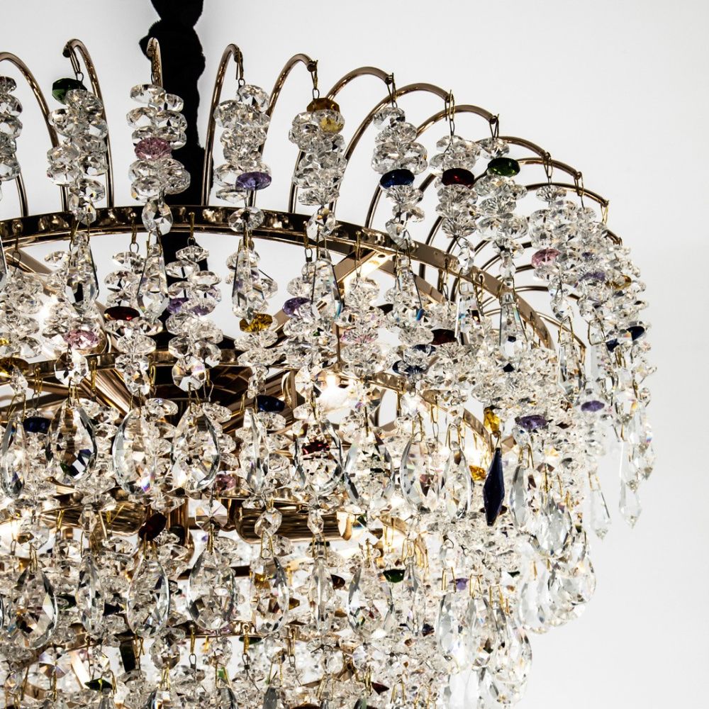 Подвесная люстра 52*52*100 см, Е14 9x40W, , Золото MODELUX ML.850.9 GD