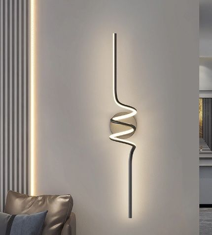 Светильник DZN-51858 ЧЕРНЫЙ   D180/H600/1/.W/LED/3500K 24-12