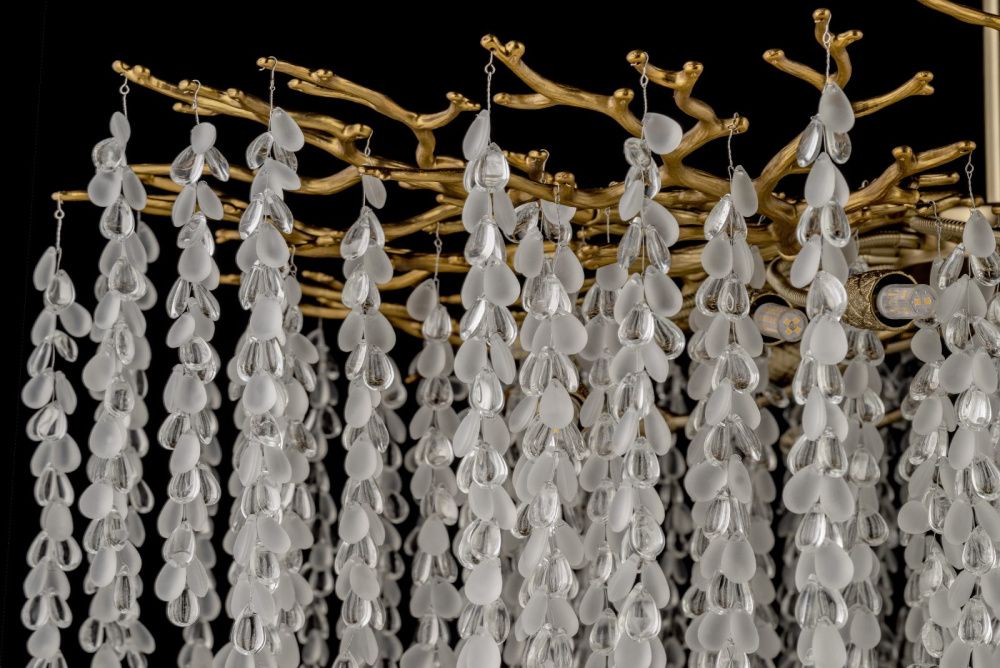 Люстра потолочная *100* см, 14*G9*40W, Dio D`arte Tavenna Antigue Tavenna H 1.3.100.800 A, Антик