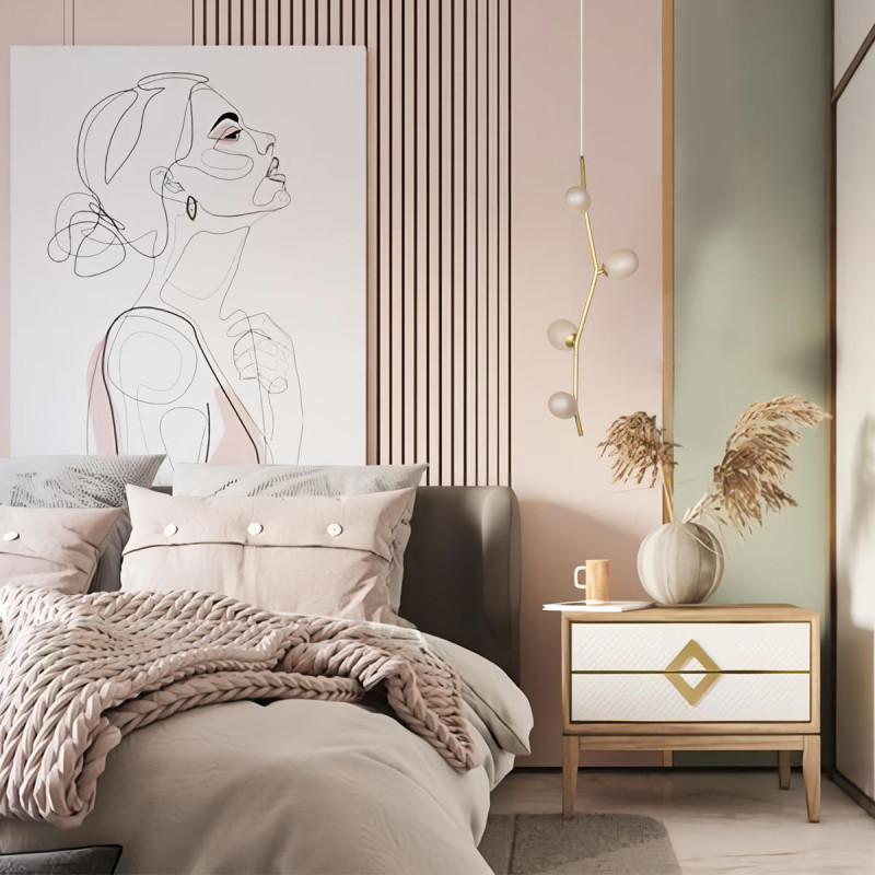 Подвесной светильник 30*96,5 см, 4*G9 Loft it Sakura 10212/4P Gold