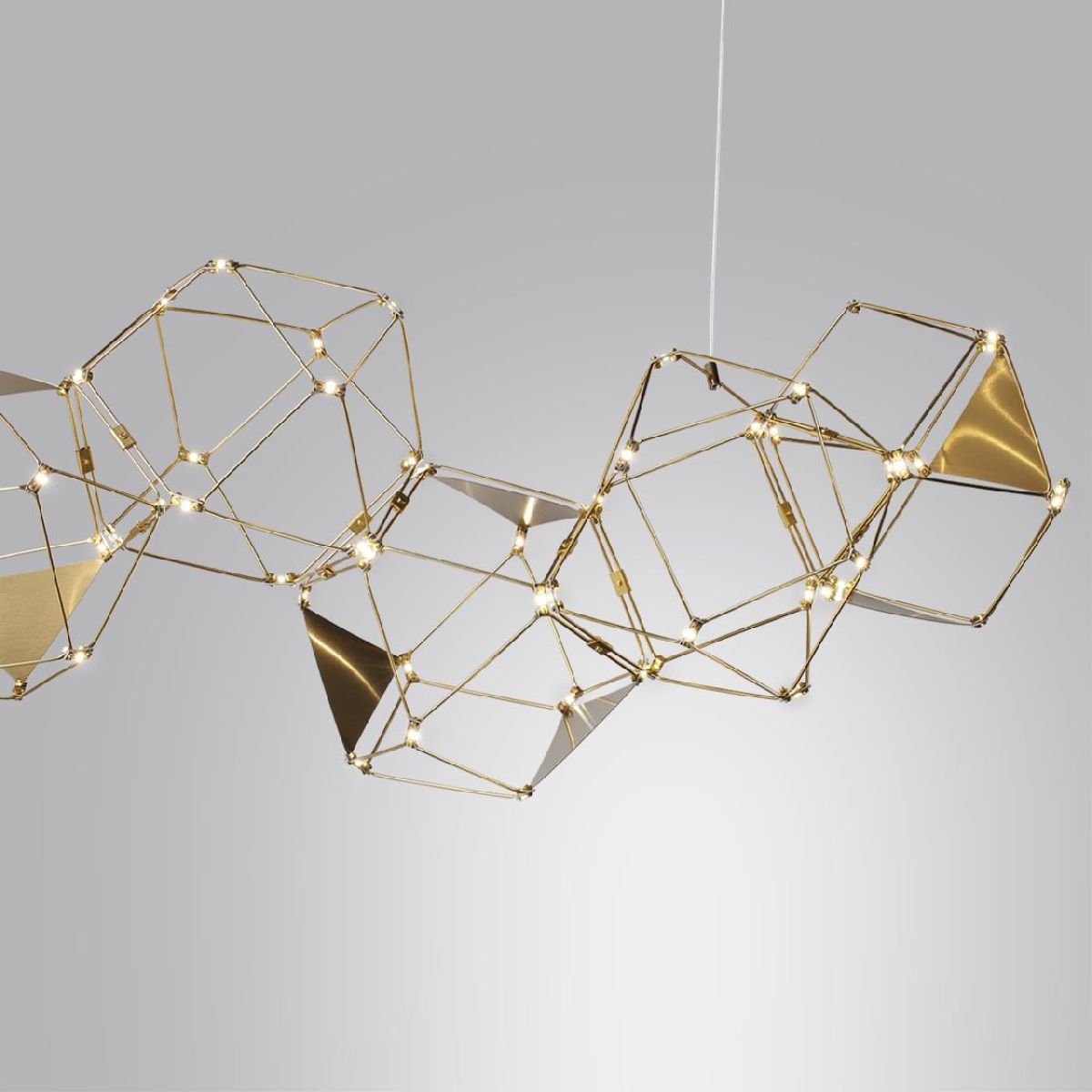 Светильник 95 см, 32W, 4000K, Odeon Light Trellis 5086/32L, бронза