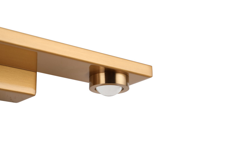 Бра 30**4,5 см, LED, 9W, 4000K Zortes Scoup ZRS.1823.03, латунный