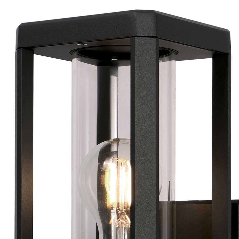 Уличный светильник 12*14,9*24,1-24,1 см, вр  см, 1*E27*20W, K, Mantra Nevada MAN8897, черный