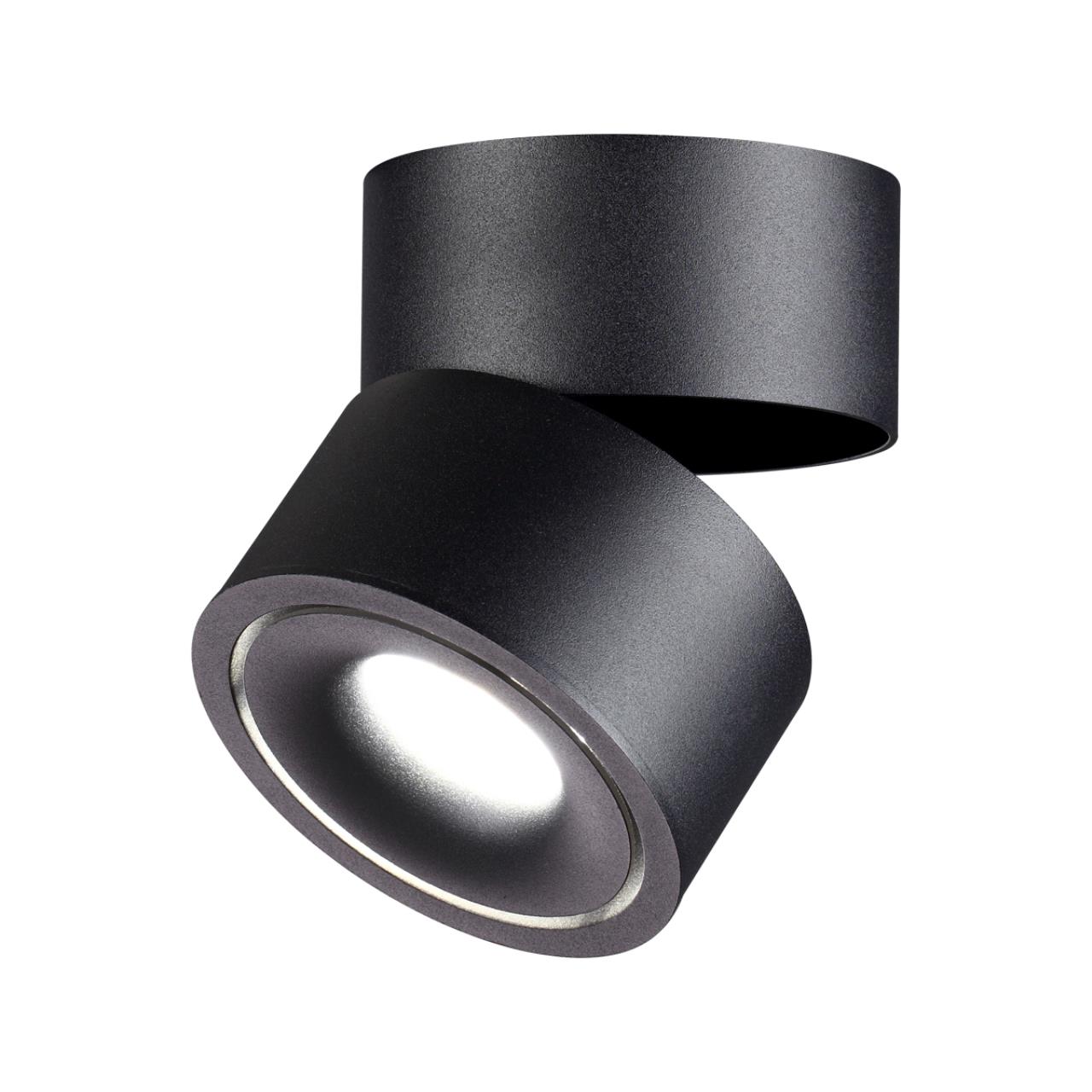 Светильник 10 см, 15W, 4000K, NovoTech OVER GRODA 358773, черный