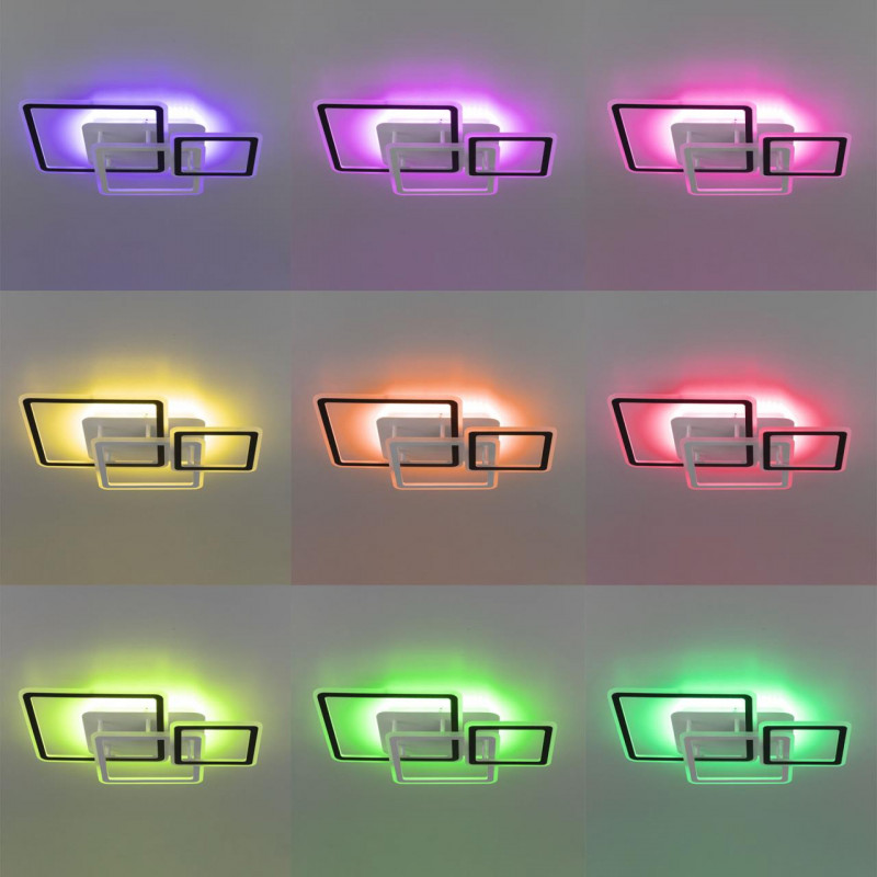Люстра RGB 65*51*11 см, LED*70 W, 3000-5500 К, Белый Citilux Тринити CL238231E