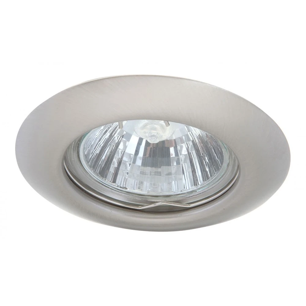 Точечный встраиваемый светильник Arte Lamp PRAKTISCH A1203PL-3SS 8*8*11 см, 3*GU10*50W, 2700K, Arte Lamp Praktisch A1203PL-3SS, Матовое Серебро