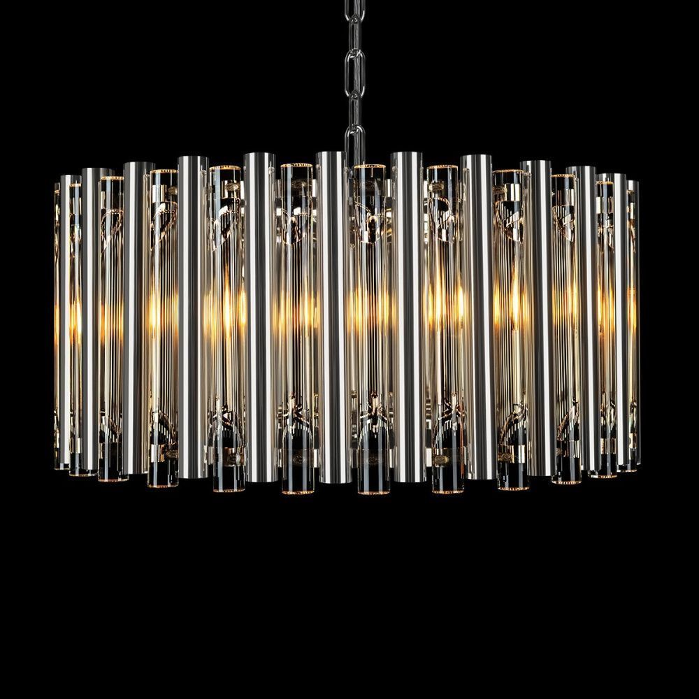 Подвесной светильник 55 см, Loft IT Boucle 10438/4, никель