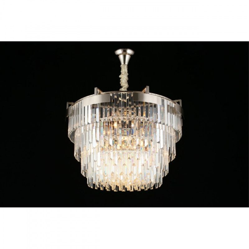 Каскадная люстра 70*75-111,5 см, 15*E14, 40W, Aployt Mariz APL.813.03.15, никель
